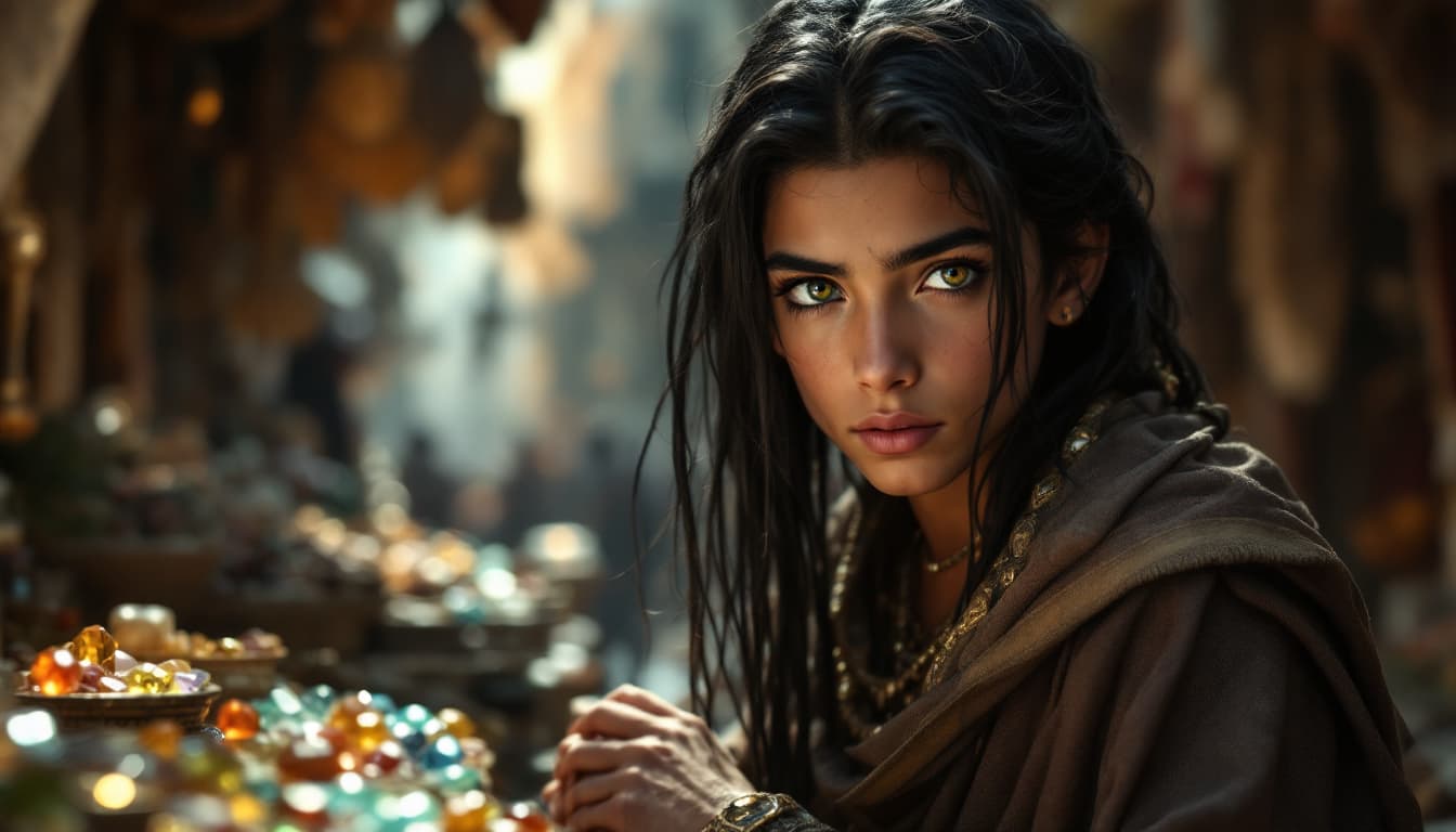 AI generated: a professional photo of a eleven year Egyptian princes, (futuristic) , (masterpiece) , (realistic) ,...