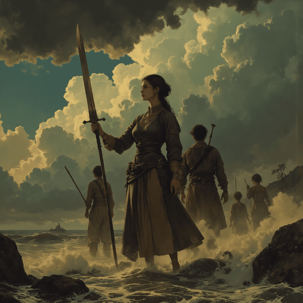 AI generated: Mothers’ love Vigilant of her every move on this the second

of journeys within shadows of foolish...