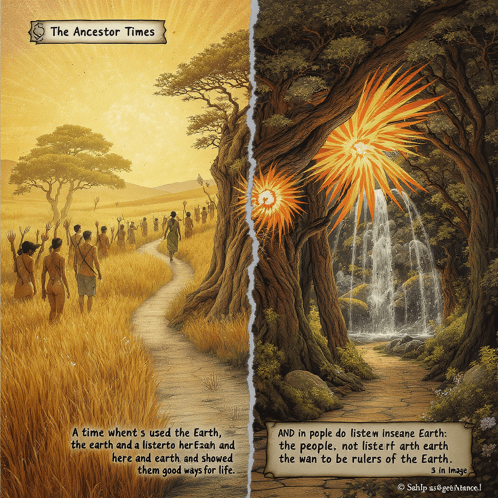 AI generated: A story from the ancestor times and modern day. This story is about a time when the ancestors used t...