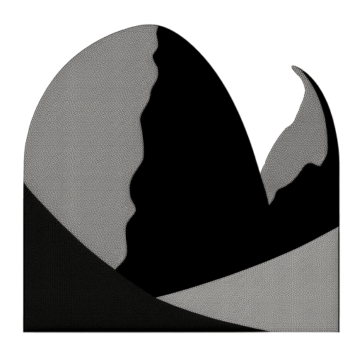 AI generated: Create a landscape in a minimalistic style art. minimum lines, the lines should be thin and clear, w...