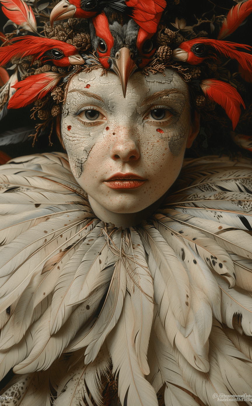AI generated: the painting for nancy nylund's new album, in the style of karel thole, sofonisba anguissola, anthro...