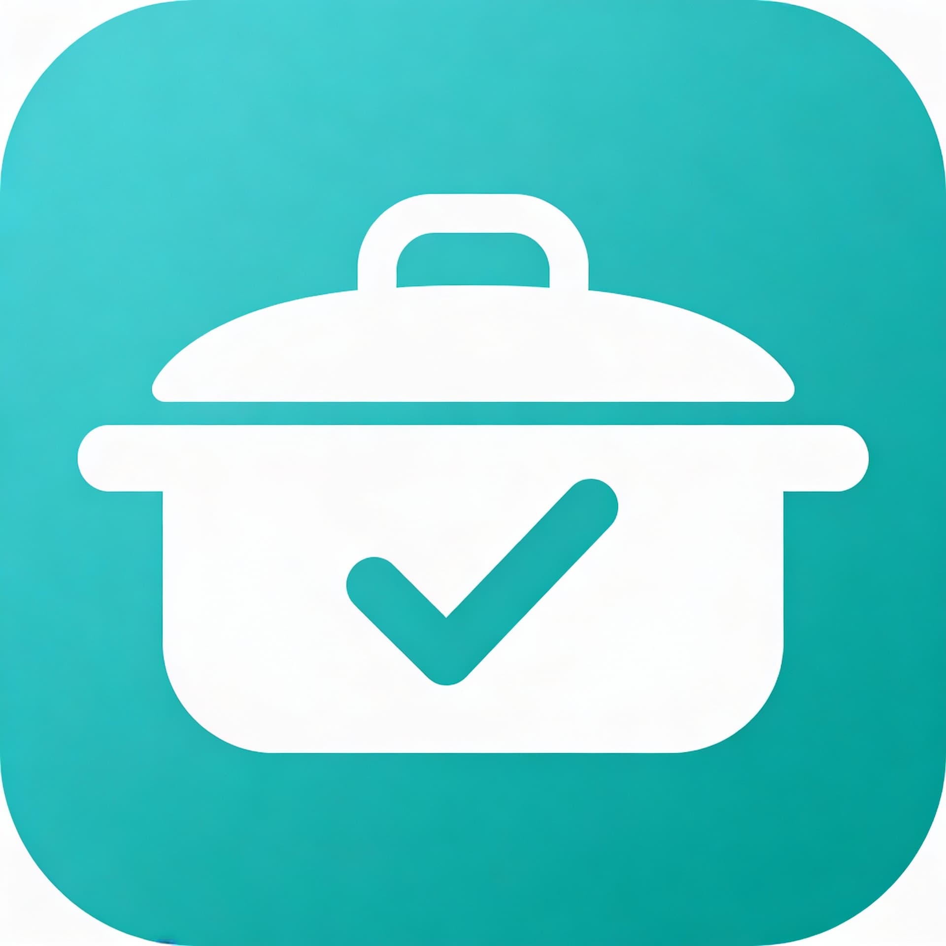 AI generated: Professional mobile app icon design, flat vector art style, minimalist.
Subject: A simple white silh...