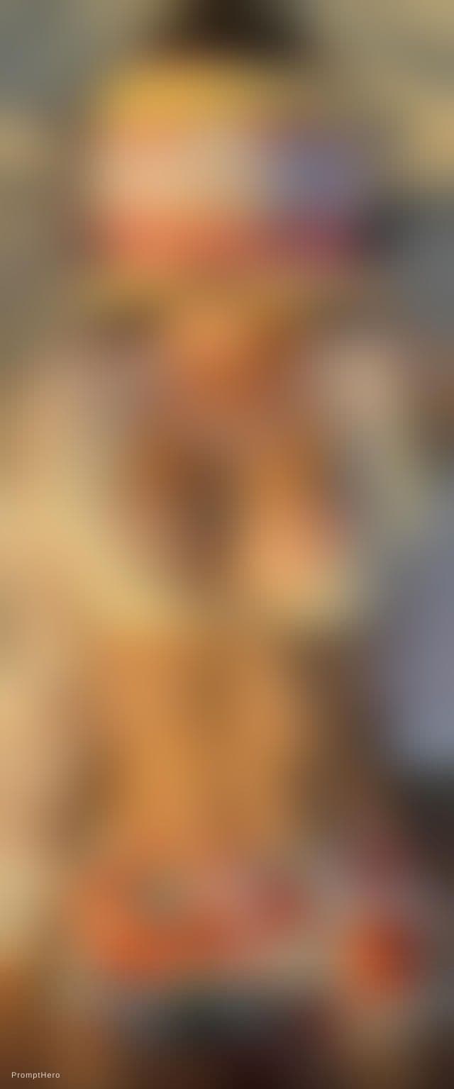 AI generated: make this in bikini outfits in front way 