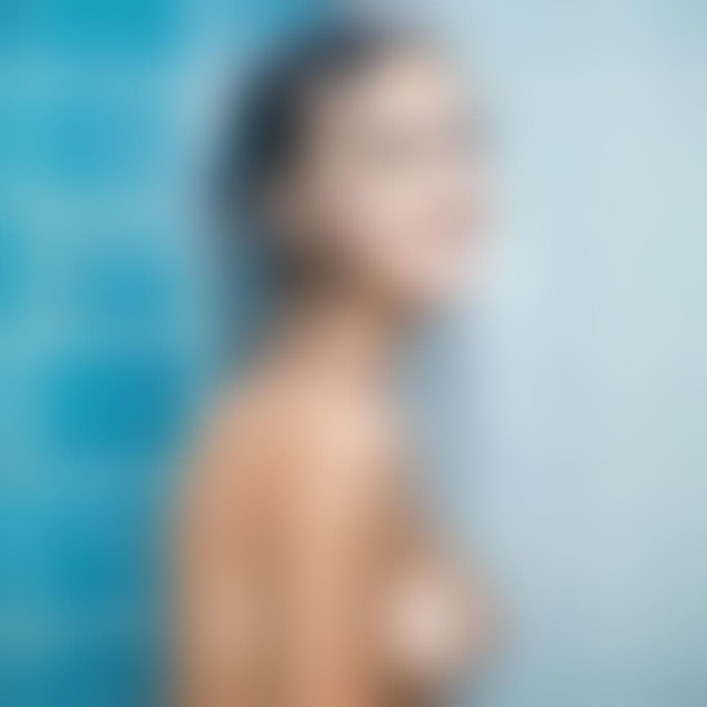 AI generated: Cute girl taking a shower