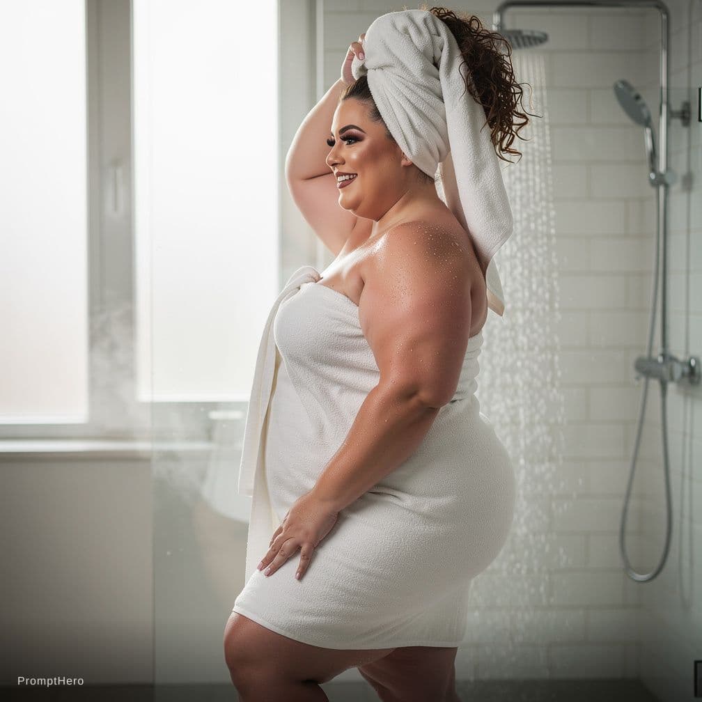 AI generated: nsfw, side view, full body shot, (Canon 50d, 100mm), full body shot, (stunning busty pale phat-assed...