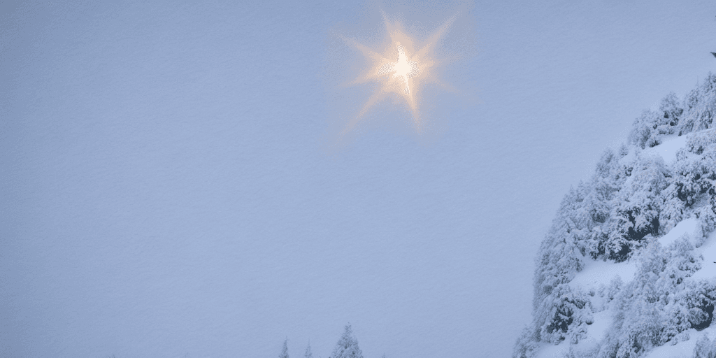 AI generated: Ein Gott mit Schrauben, im Hintergrund Ein Himmel während eines Schneesturms, wenn die Flocken wie t...