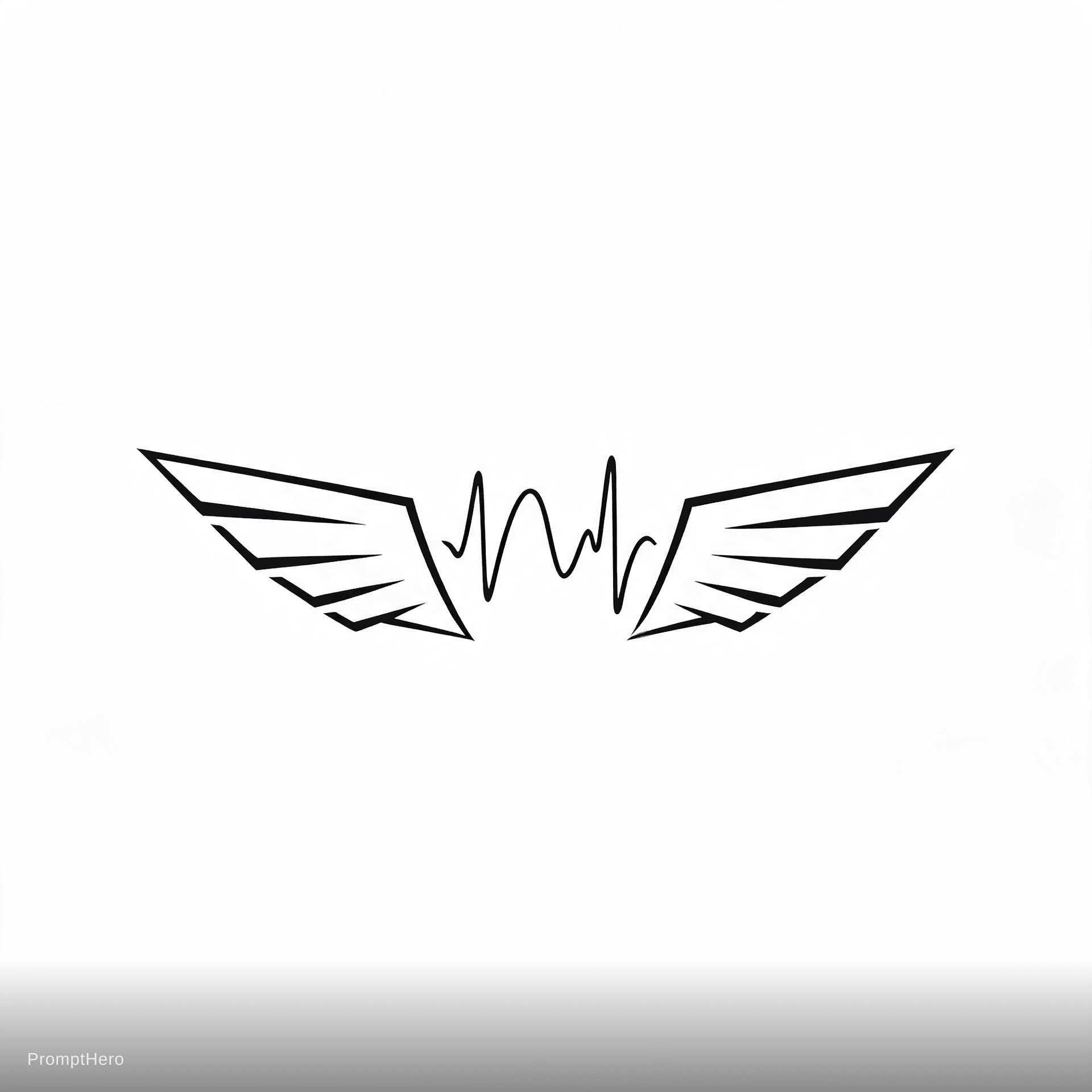 AI generated: A logo that displays musical elements related to edm as well as the name ArchAngeL for the new elect...