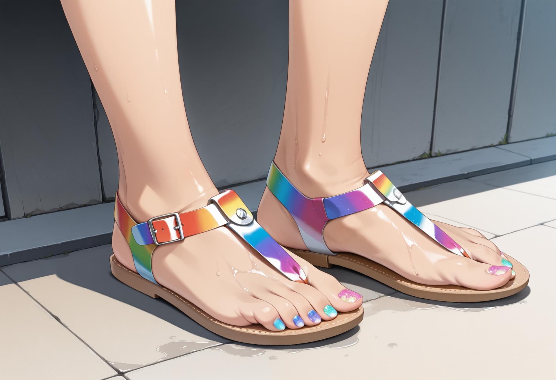 Center Strap Sandals (IL/PD/XL)