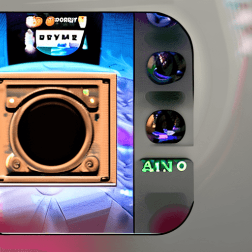 AI generated: ﻿@Midjourney ﻿ a VR game UI environment with a photo realistic style, player visible with two clear ...
