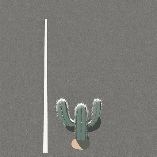 AI generated: Tattoo design that symbolically represents the concepts of  cat, cactus, trust, road, and sea in a m...