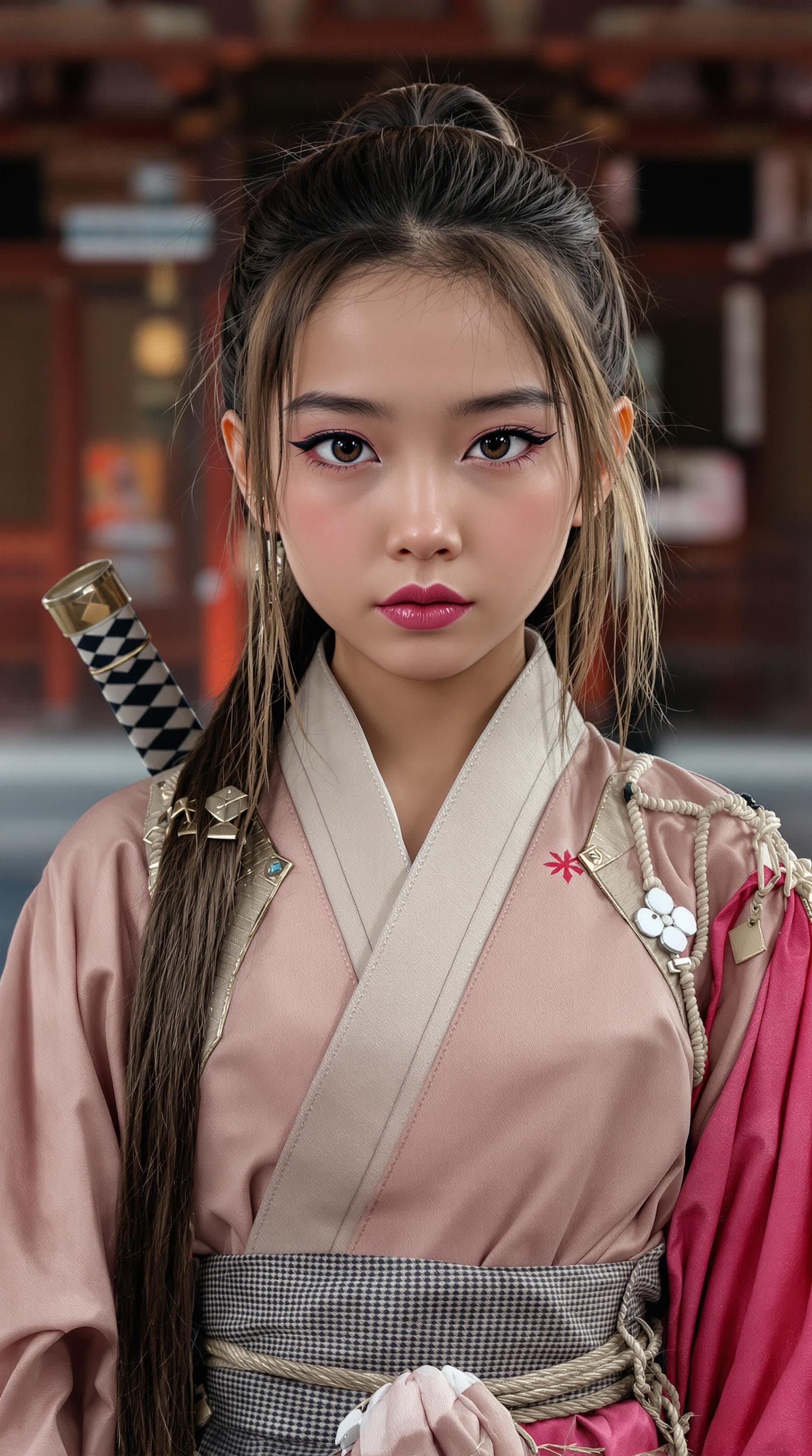 AI generated: a professional photo of a exceptionally the most girl in the world (age 12), (twelve year old), Japa...