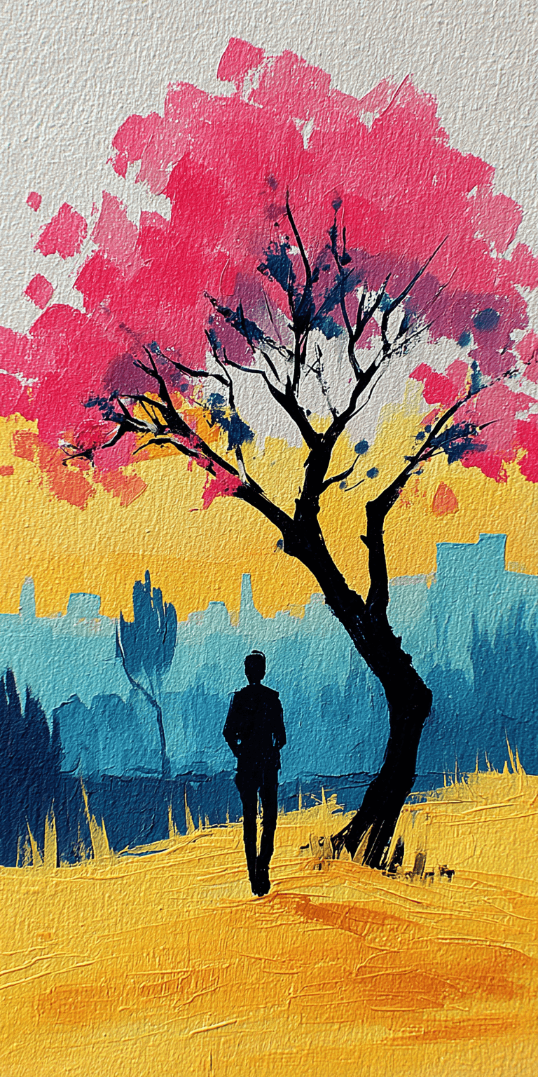 AI generated: sunset, palette knife technique, heavy impasto --chaos 75 --ar 1:2 --sref 189502395 --profile x3fq9u...