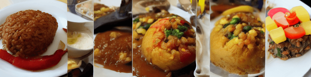 AI generated: worldwide yummy food
 photos
