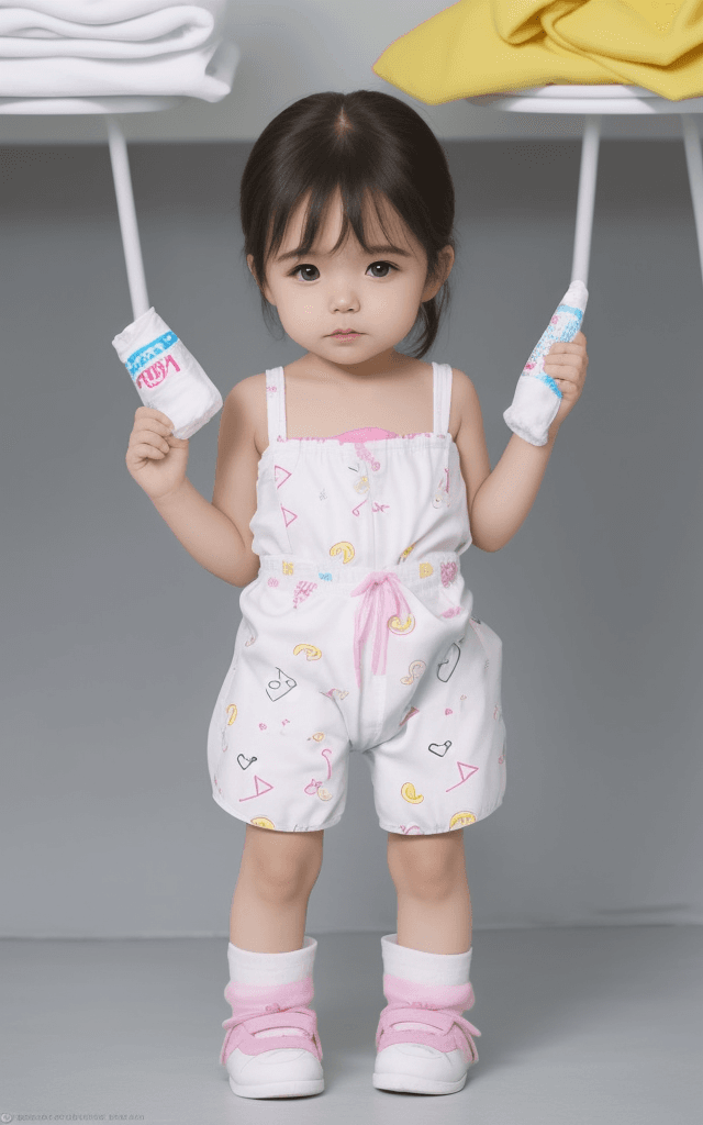 AI generated: high quality, diaper, tena pattern
