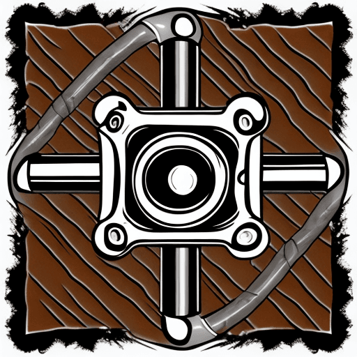 AI generated: cartoon rustic pipe game assets white background isolated no shadows