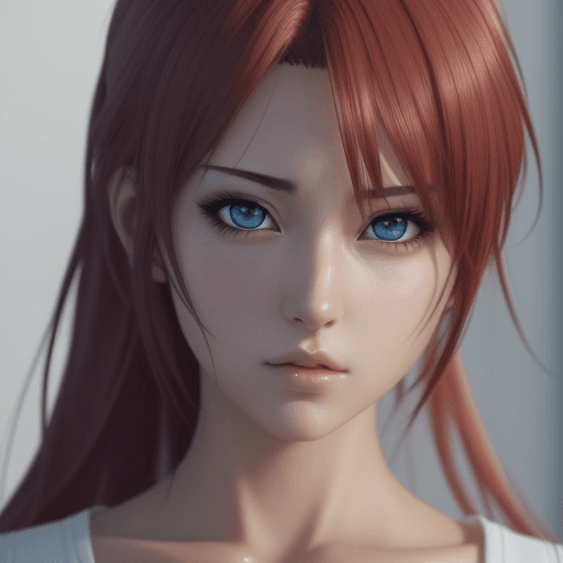 AI generated: Photo of a ultra realistic attractive anime woman
