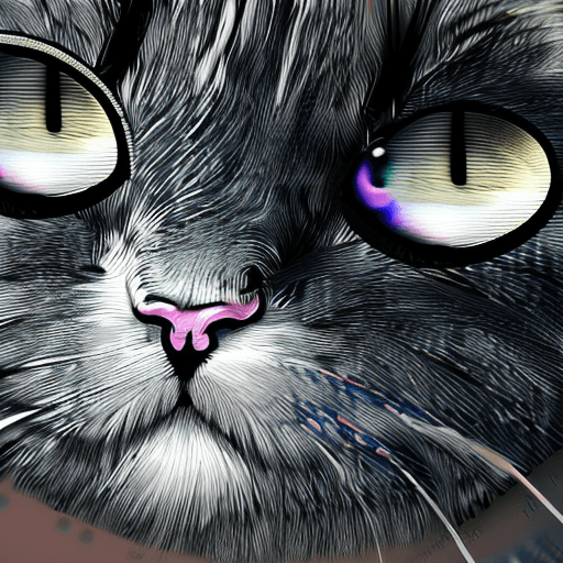 AI generated: cute cat, cat wink, cat theme logo, cat theme banner, cat design, a smiling cat, art photography sty...