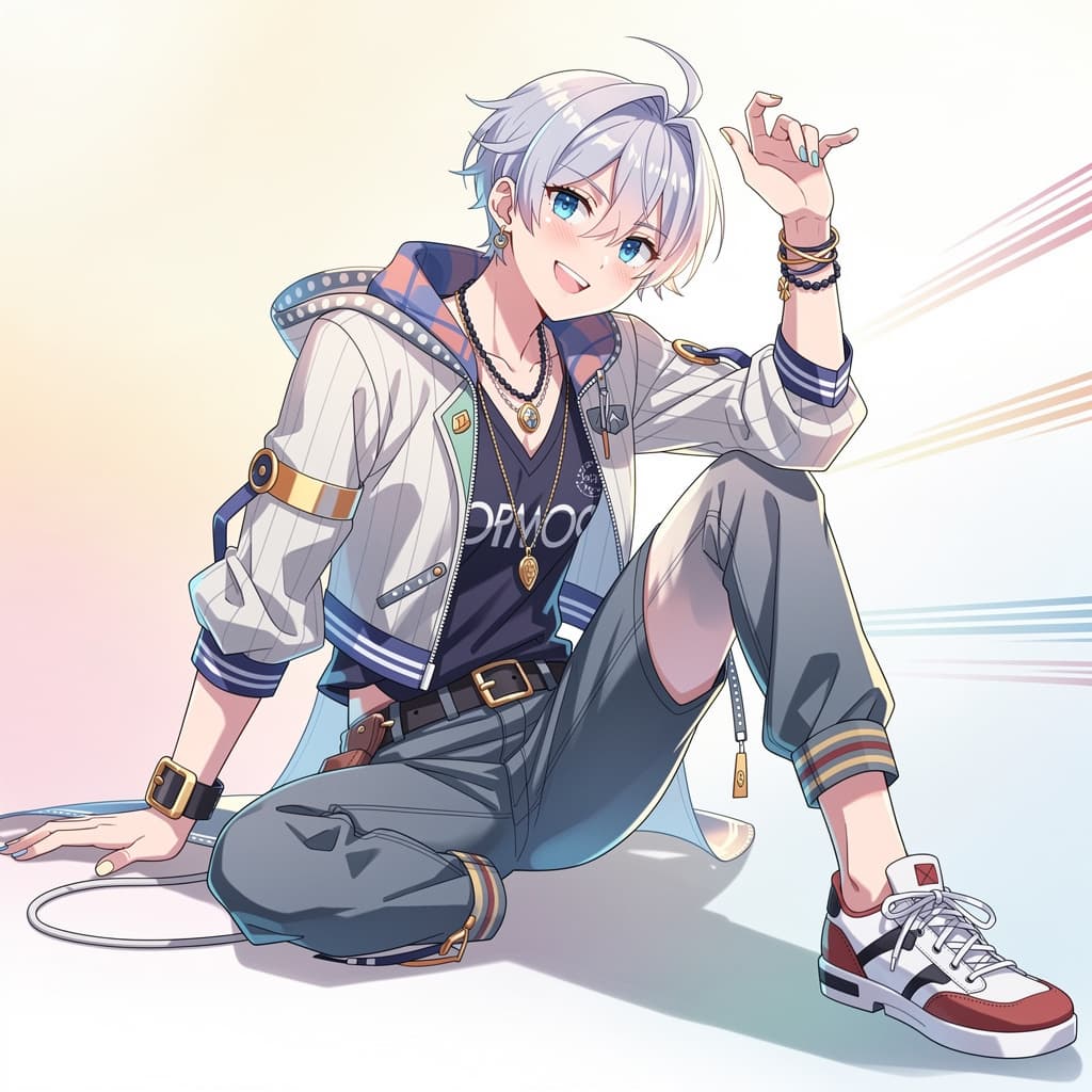 AI generated: Facesitting, anime, sitting on dace, 