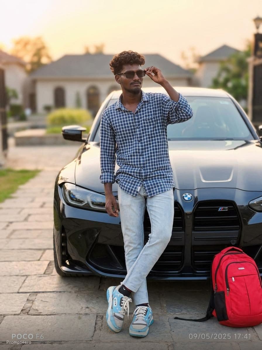 Hero prompt: Bmw black