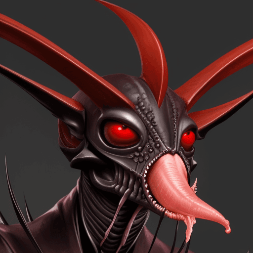 AI generated: Male drider from BG3, giving oral.