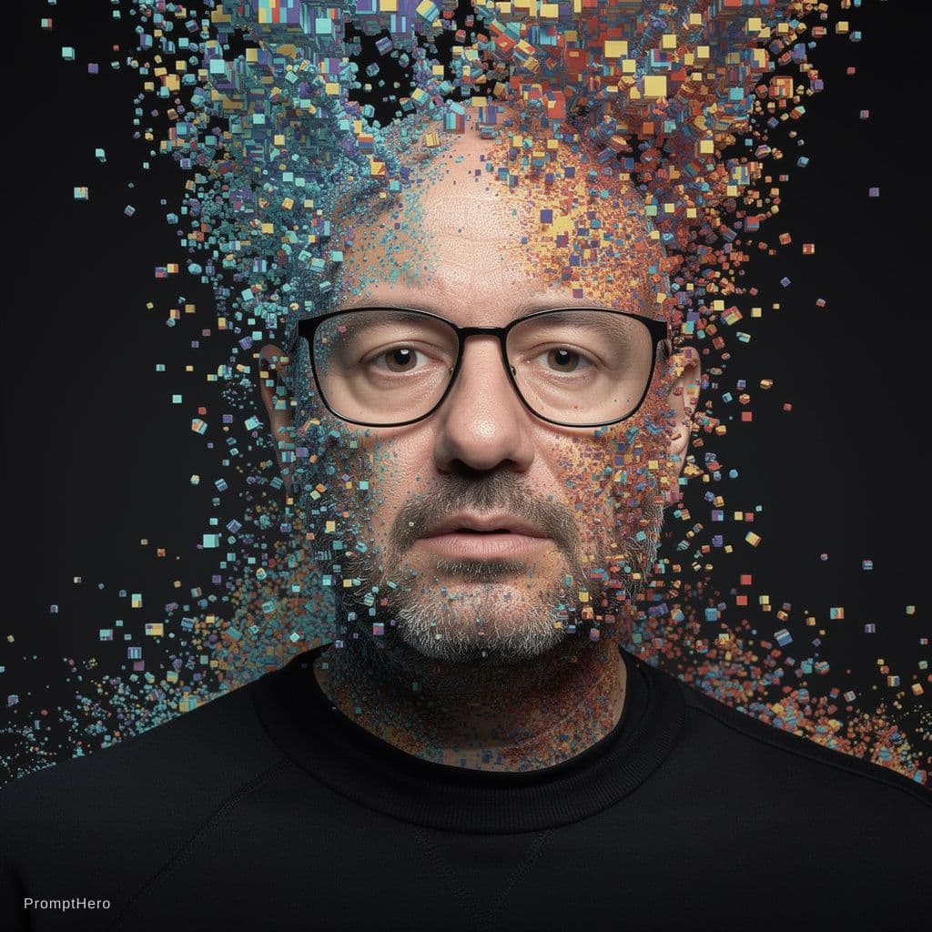 AI generated: portrait of a man and keep the face details in the image and don not use any face but the image, fro...