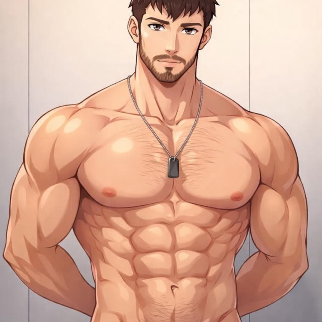 AI generated: make this man into an anime character 