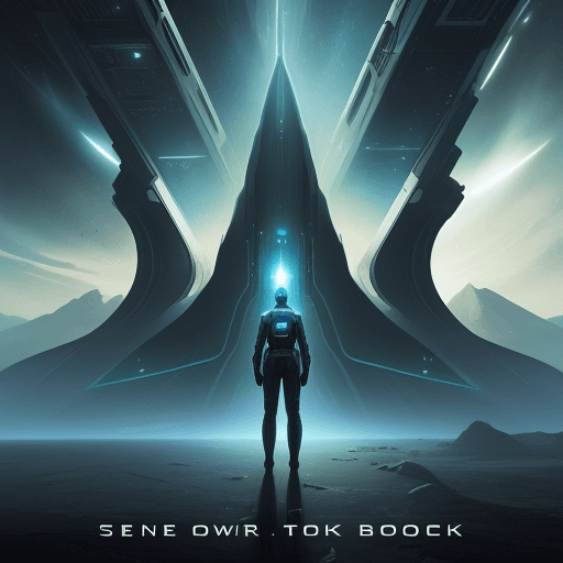 AI generated: cover for a sci fi book
 add the name of book



