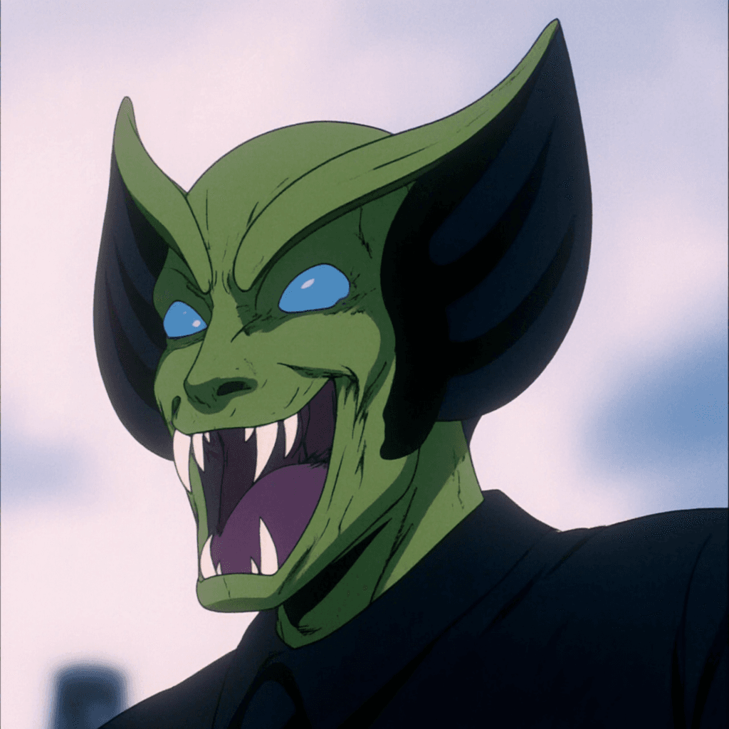 Kyuketsu-Kamen The Bat "Uomo Tigre" character from (manga series) F1D