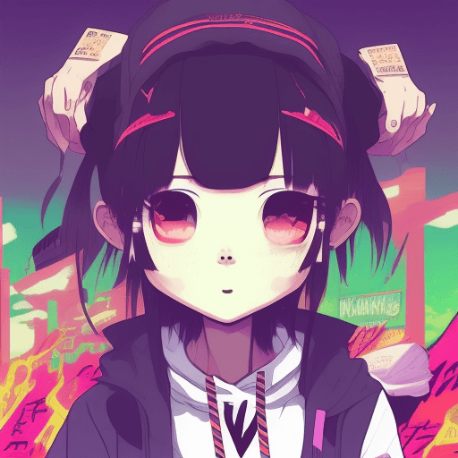 AI generated: can't feel my face, in the style of onii kei, hip hop influenced, appropriation artist, album, folio...