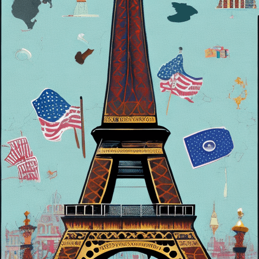 AI generated: Create stickers inspired by famous landmarks and tourist attractions from different countries and ci...