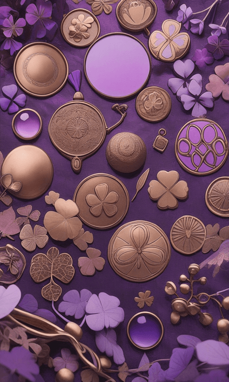 Purple & Bronze - Image 1