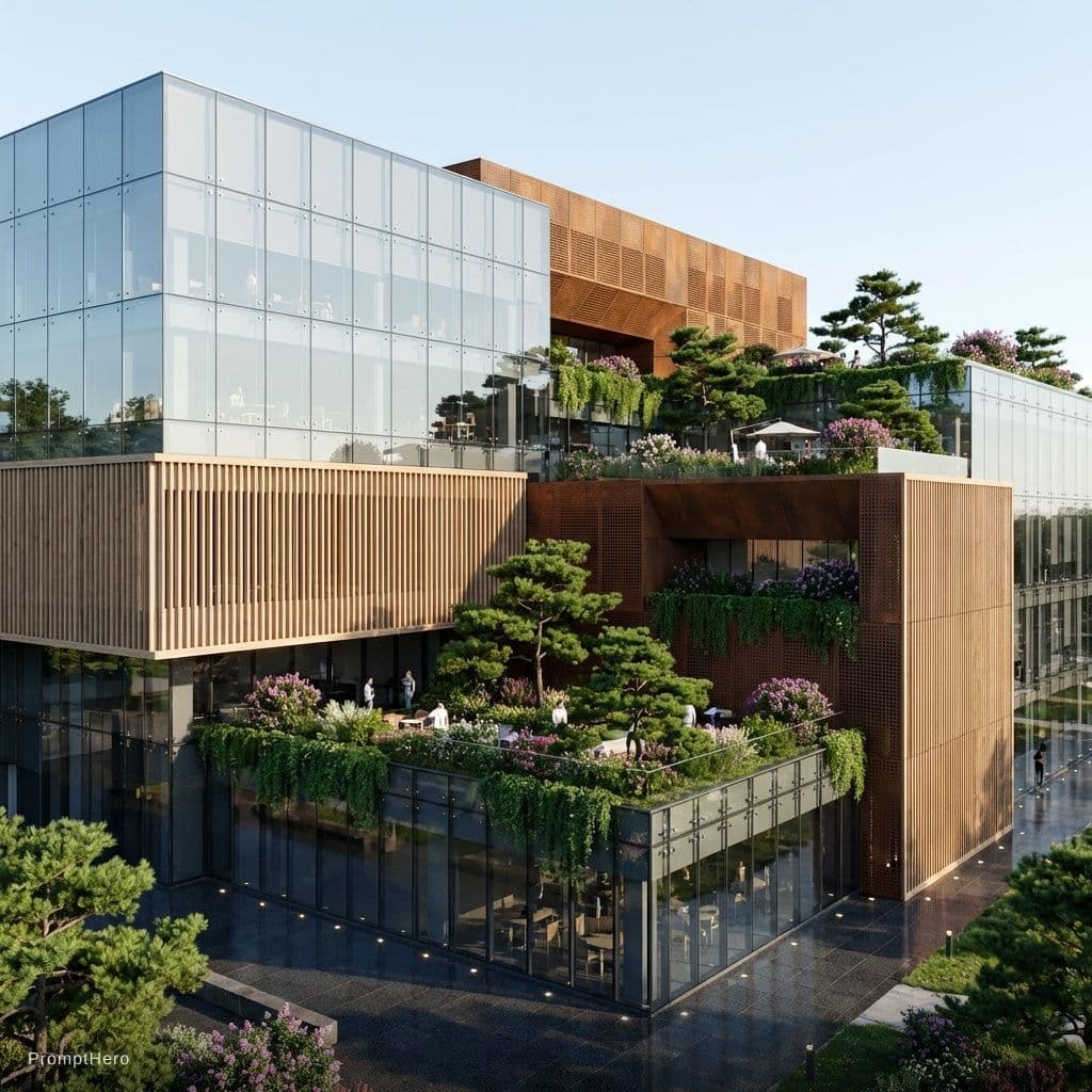 AI generated: A masterpiece of professional architectural photography, showcasing a highly realistic and detailed ...