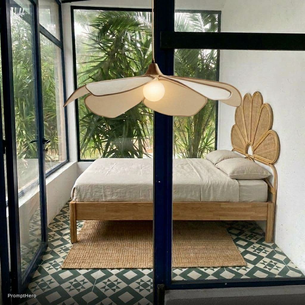AI generated: Hang this lamp somewhere in the room where it would look good and dimensionally well suited.