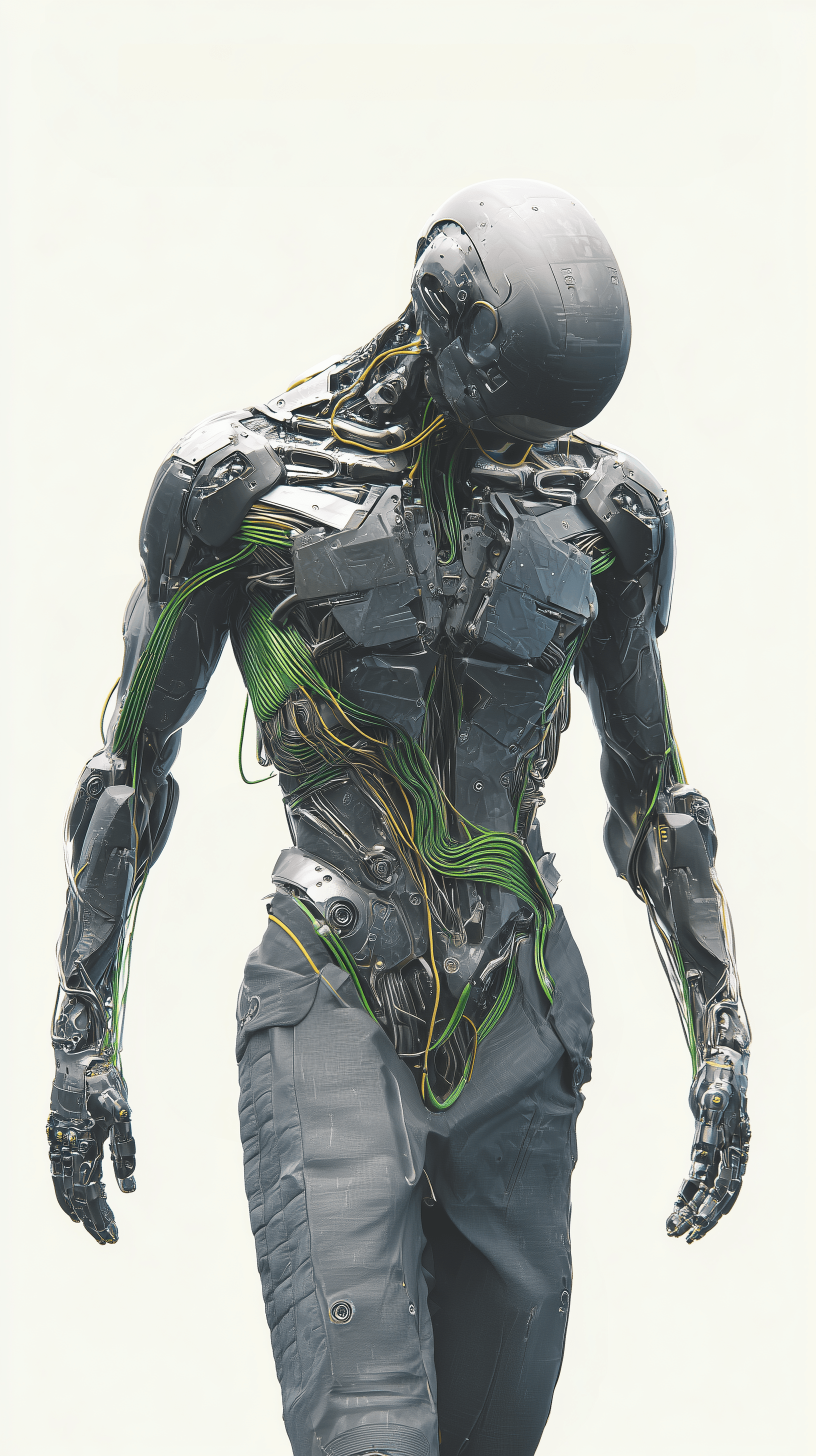 AI generated: hyper-realistic, front composition, advanced mechanical figure, intricate details, complexity and so...