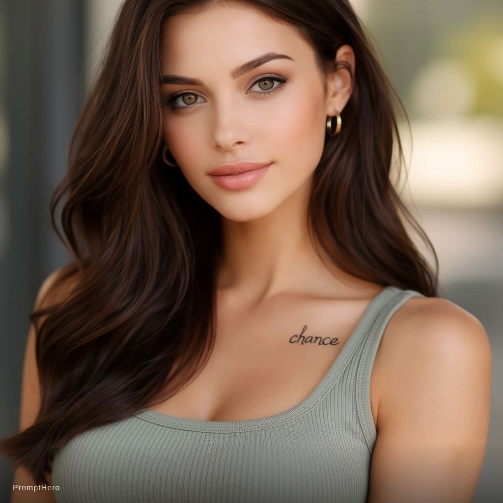 AI generated: Ultra-realistic AI female influencer, adult woman, perfect hourglass curvy body, slim waist, natural...