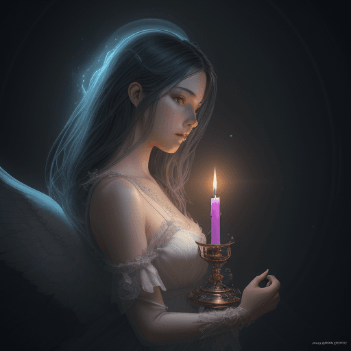 AI generated: Shining like a candle in the dark dreamlike, hyperreal, octane render, artwork by artgerm, detailed ...