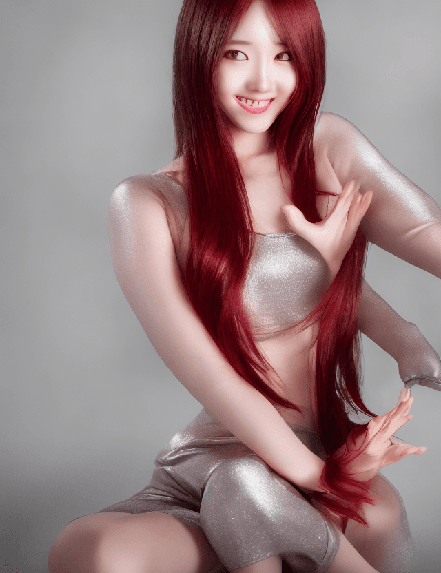 AI generated: Photo of a ultra realistic face, High resolution photography, A Korean girl idol, Ultra realistic no...