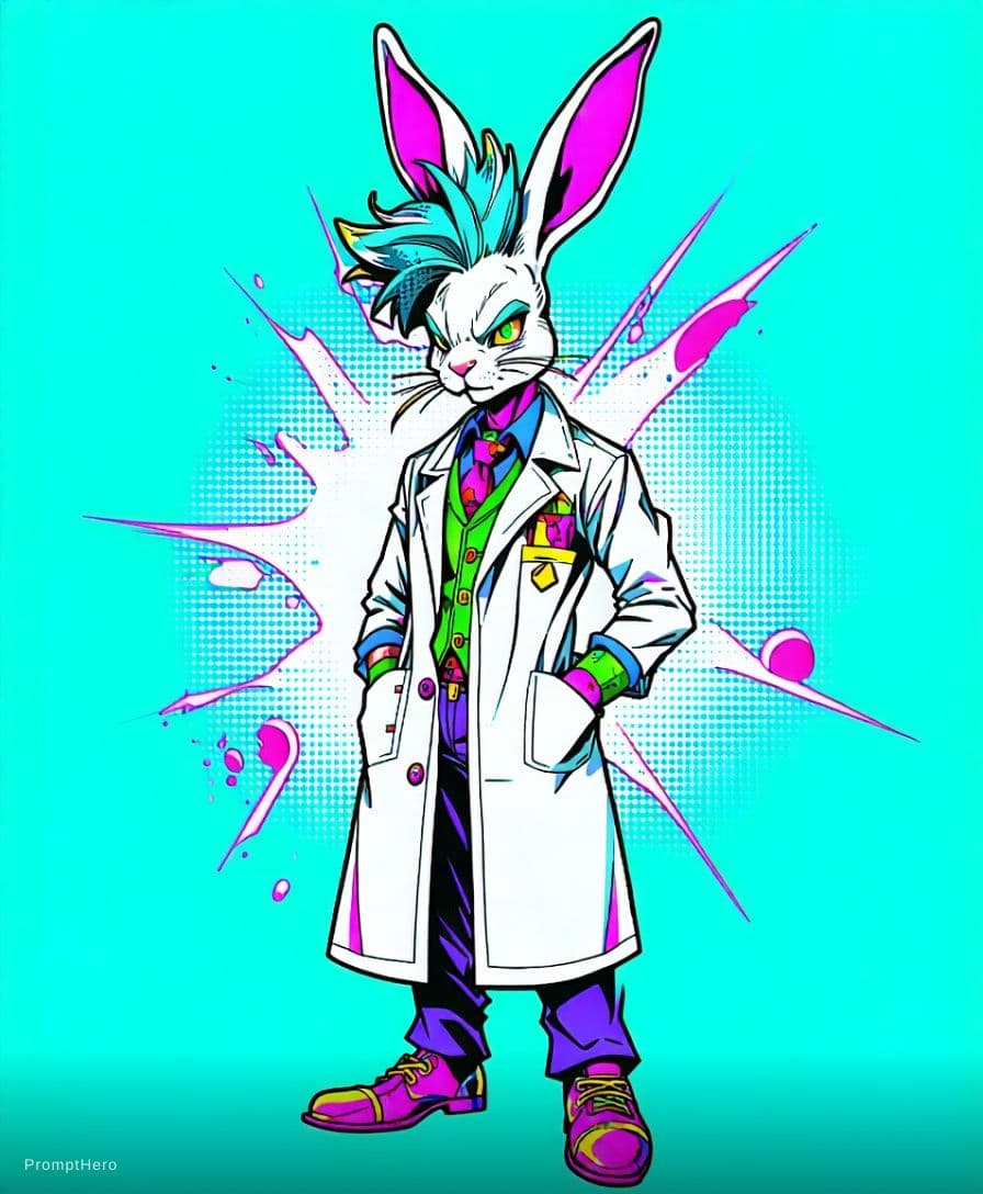 AI generated: Here is the description of Roger rabbit in the style of JoJo's Bizarre Adventure:

A character inspi...