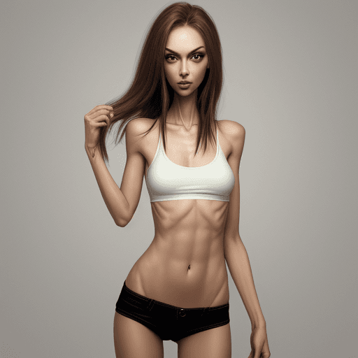 AI generated: skinny woman
