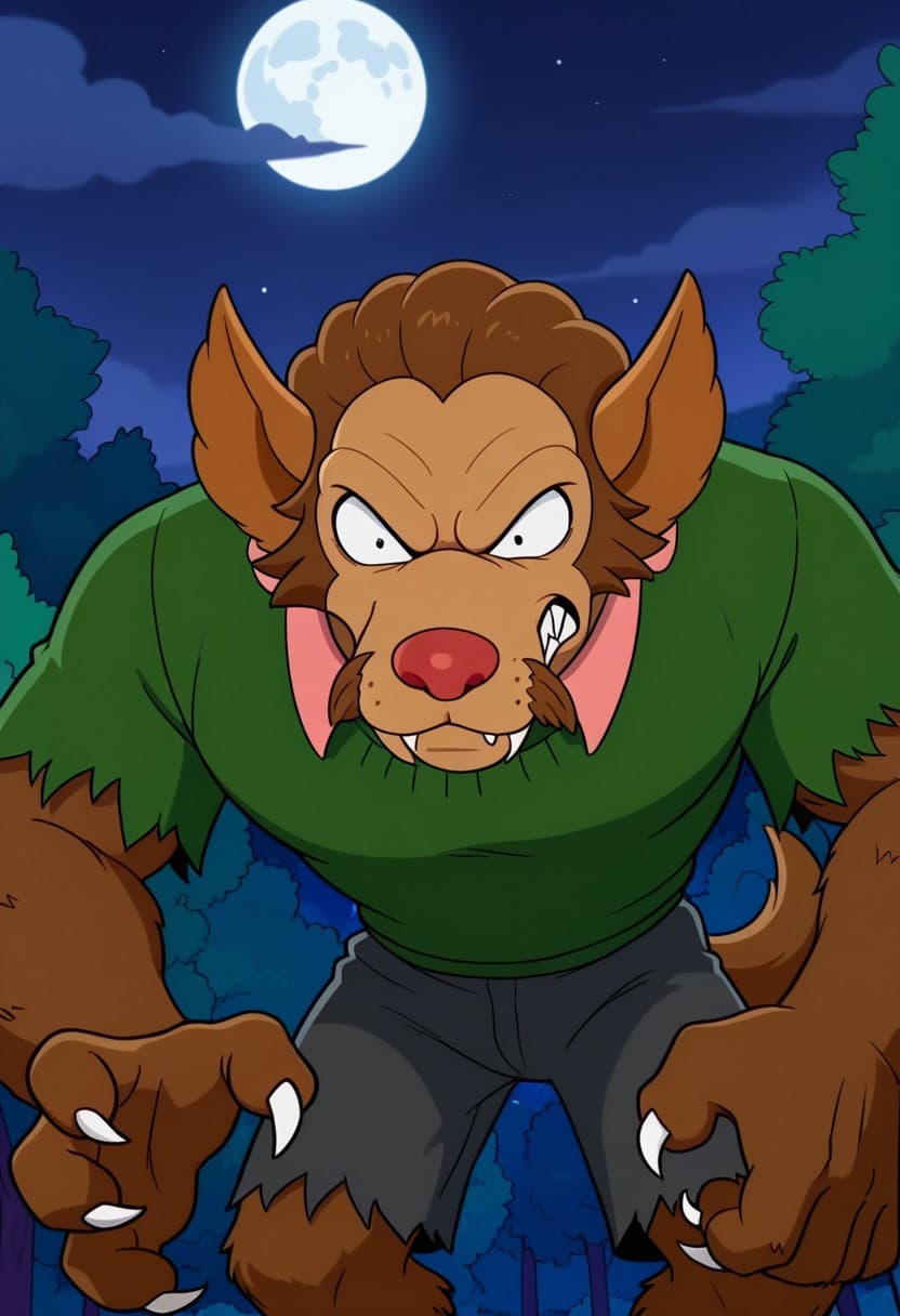 Werewolf Flanders | The Simpsons - Image 2