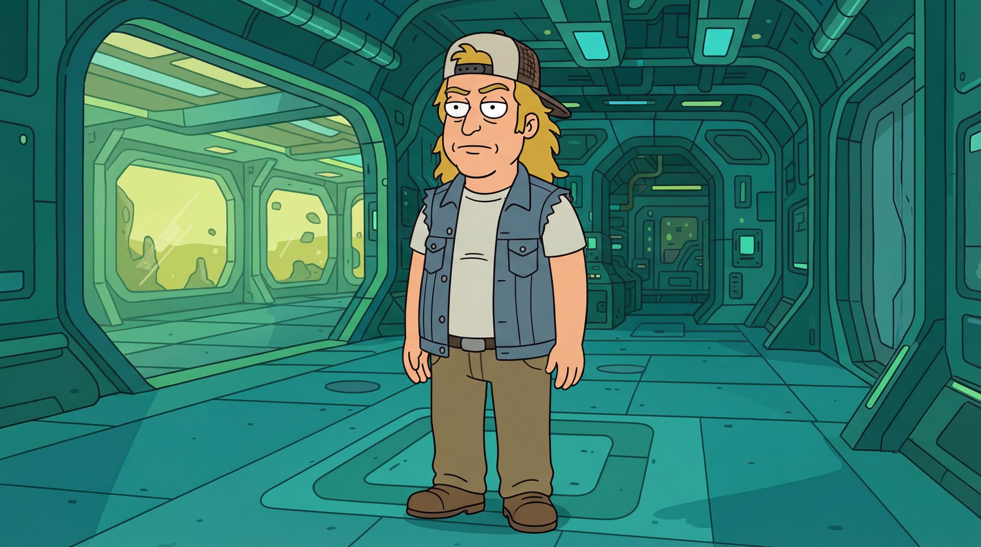 AI generated: create randy from tv show my name is earl.