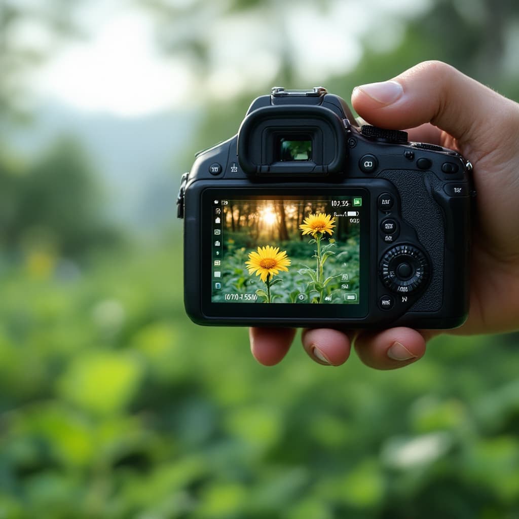 AI generated: High resolution photography advanced technology with just one touch