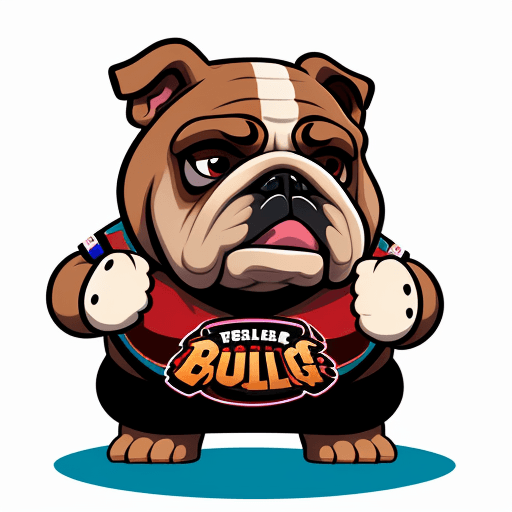 AI generated: bulldog mascot style vector  