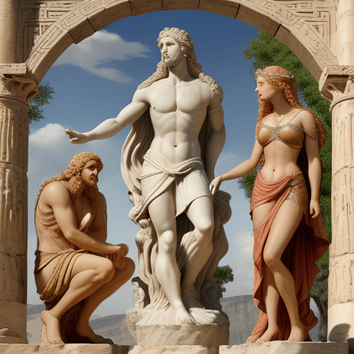 AI generated: As well as explaining where man came from and how we came to create civilisation, the Greeks also us...