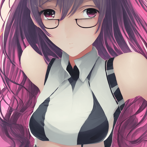 AI generated: anime girl