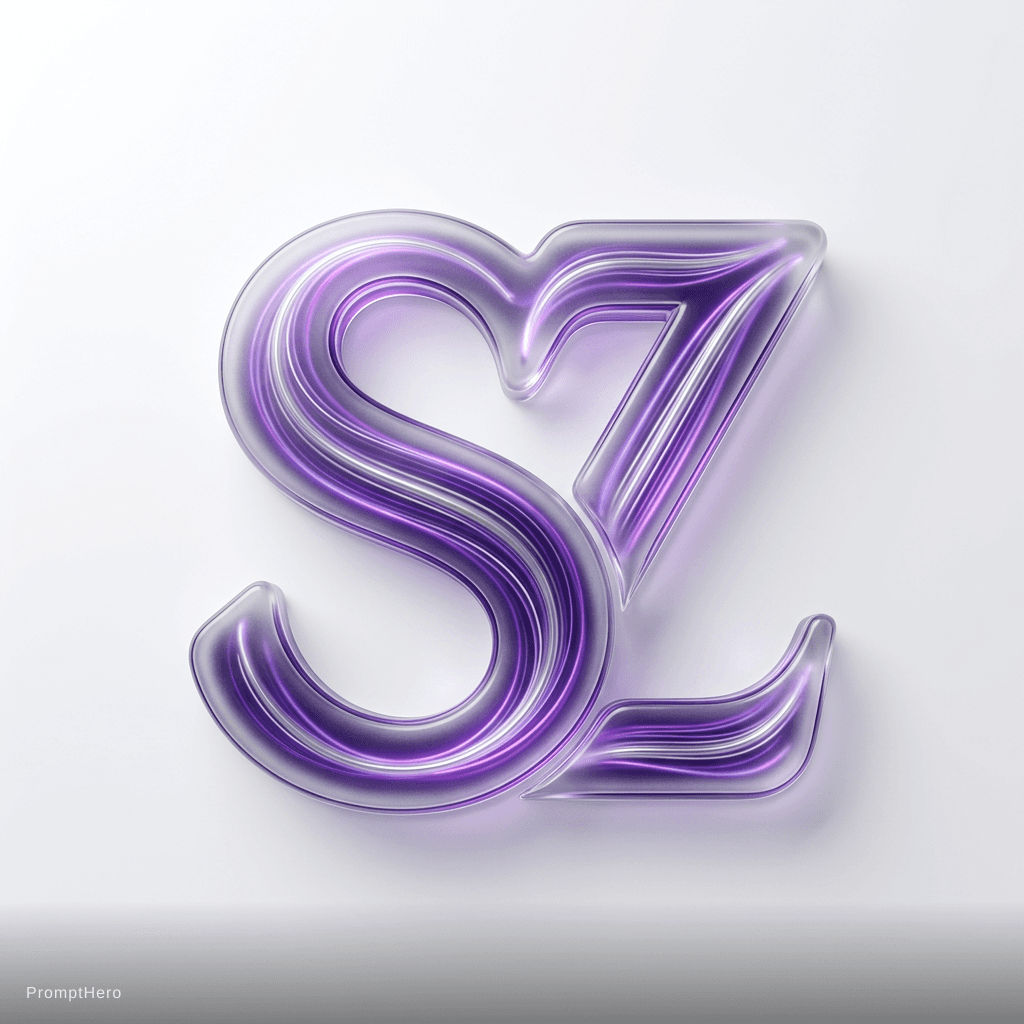 AI generated: A high-end minimalist logo for an AI Director. The letters "S" and "Z" are intertwined using thin, f...
