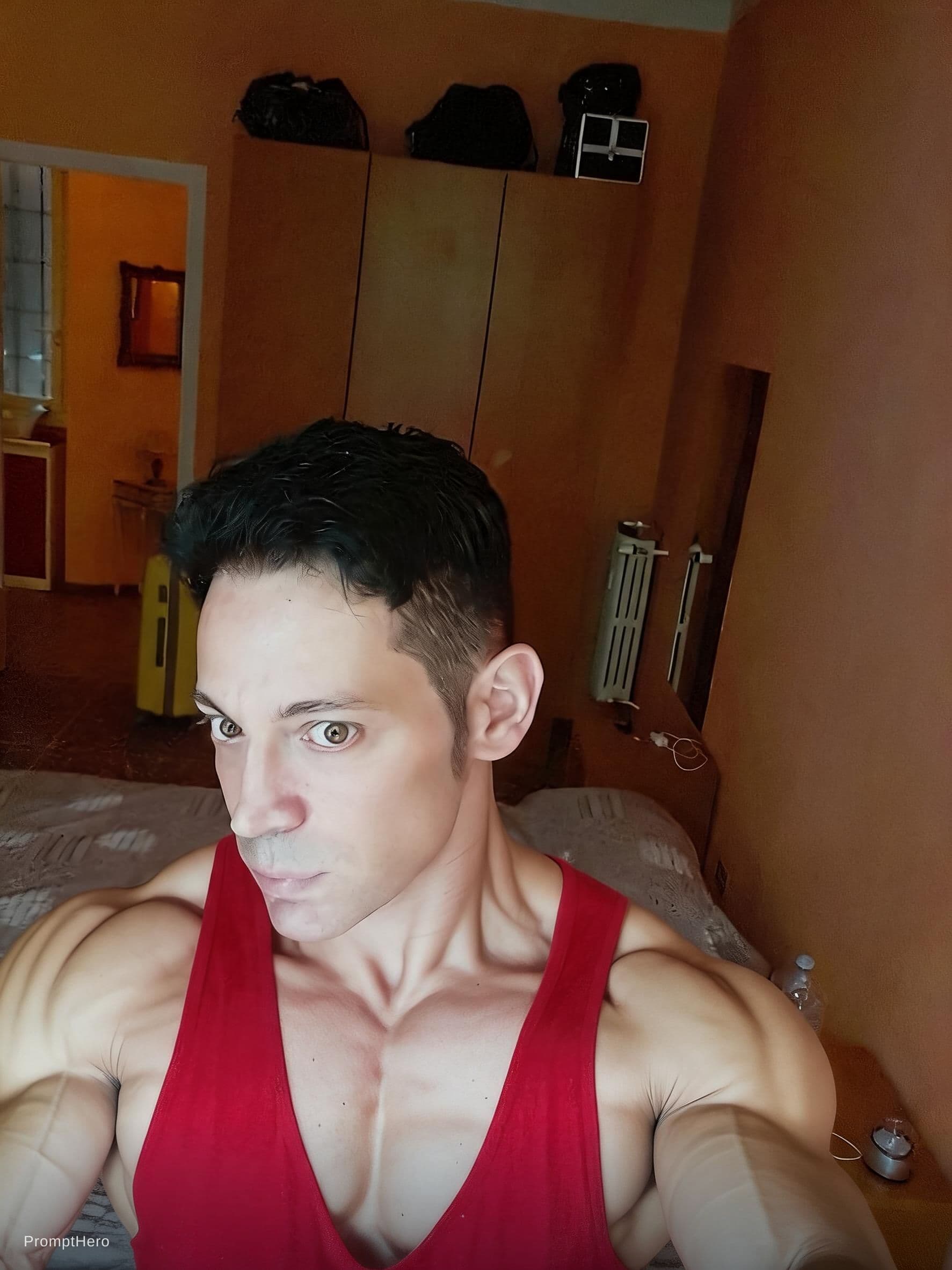 AI generated: bodybuilder
