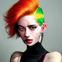 AI generated: snthwve style, nvinkpunk <lora:lora_gillian_anderson:1>, portrait of ((sks woman)) by Flora Borsi, s...