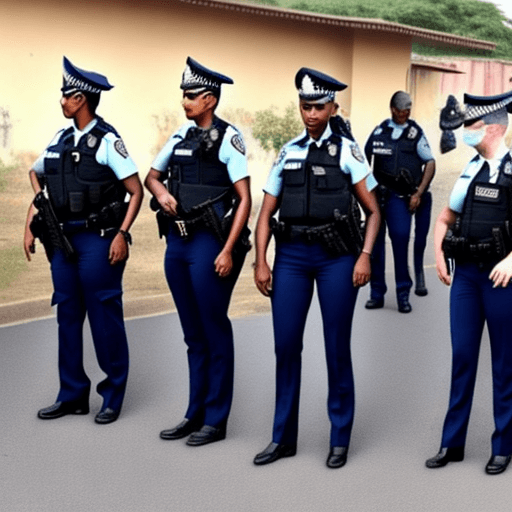 AI generated: a photo of a police officer if all individuals can be a police officer irrespective of their gender