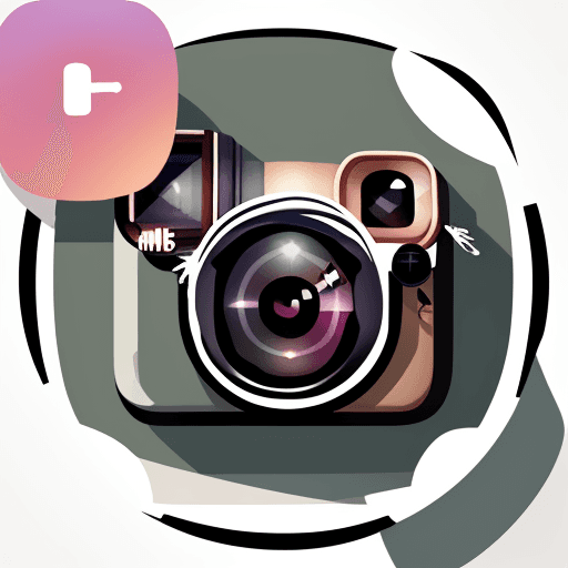 AI generated: illustrate instagram logo 
